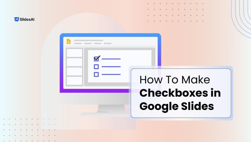 How to Insert Checkbox in Google Slides?