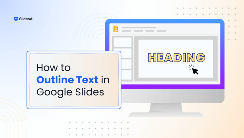 How to Outline Text in Google Slides?