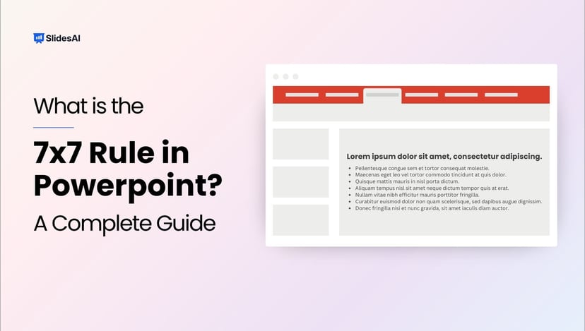 7X7 Rule in PPT (PowerPoint Presentation)