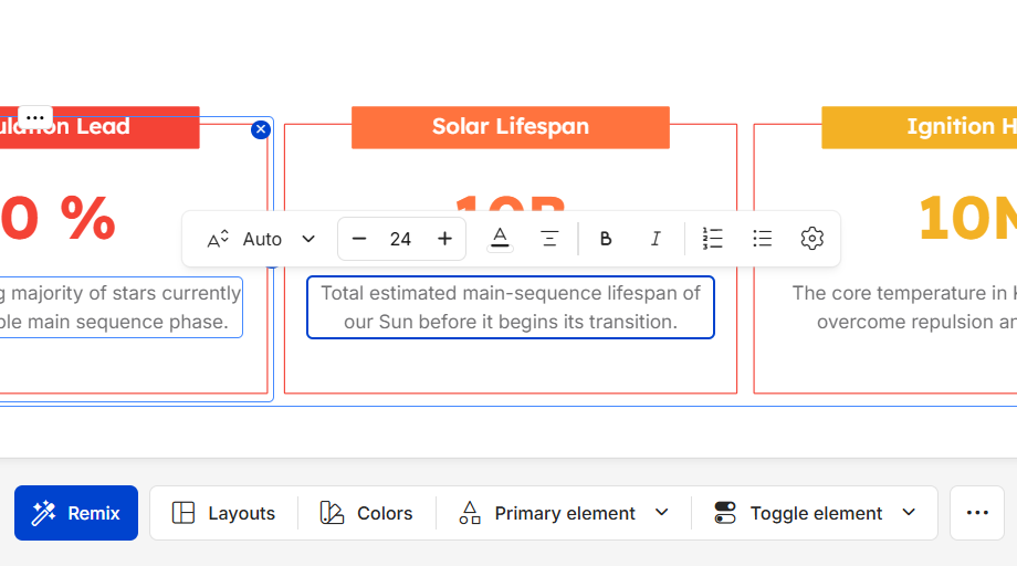 Presentations.ai editing example