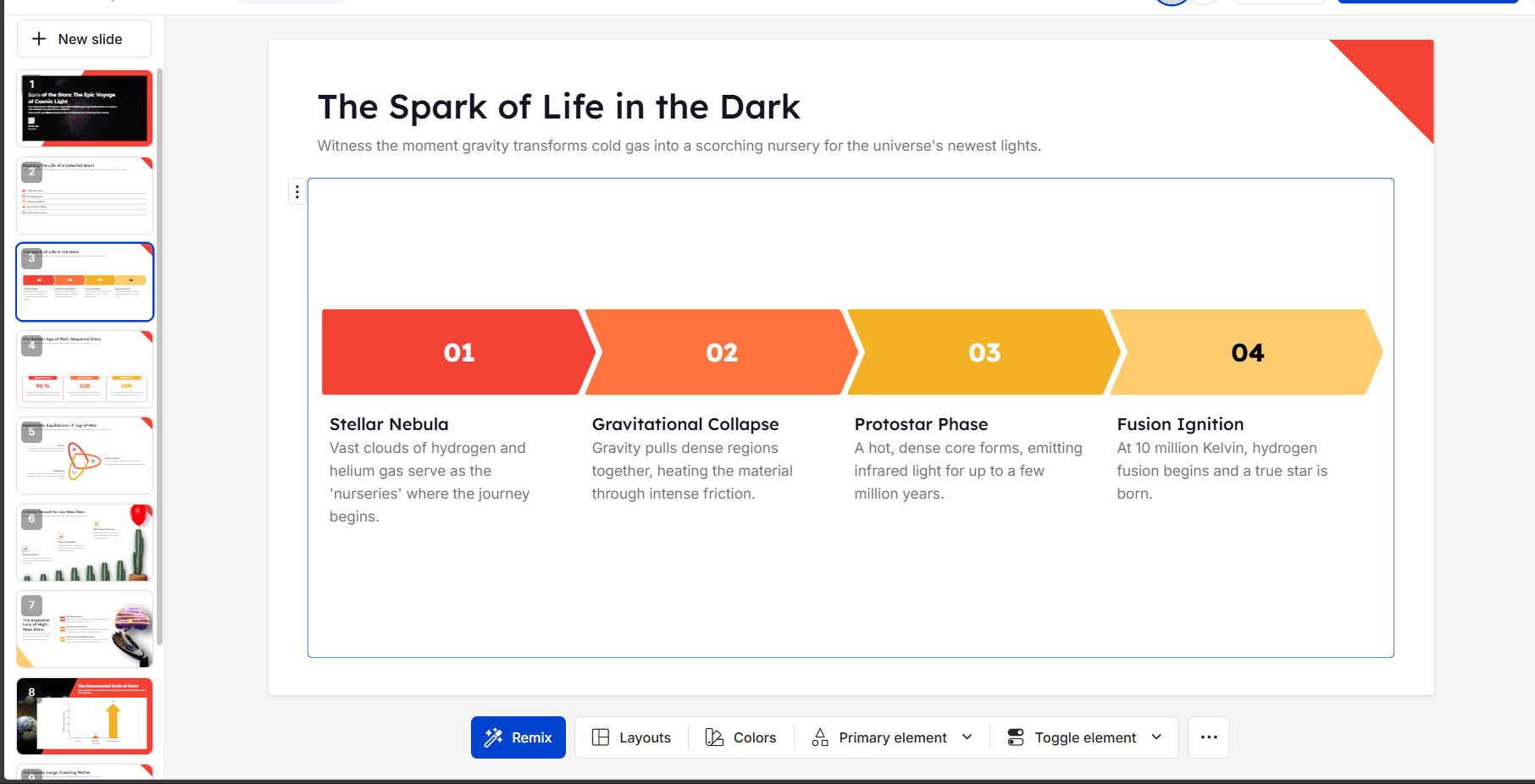 Presentations.ai quality example